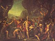 Jacques-Louis David Leonidas at Thermopylae France oil painting reproduction